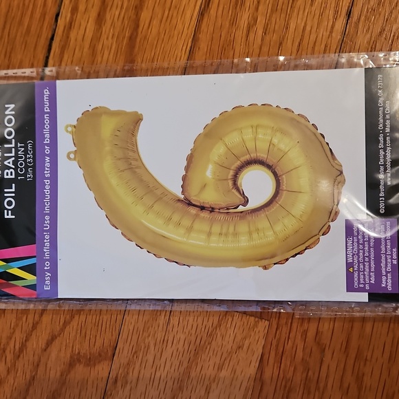 Gold Foil Balloon - Number 6, NWT - Picture 1 of 1